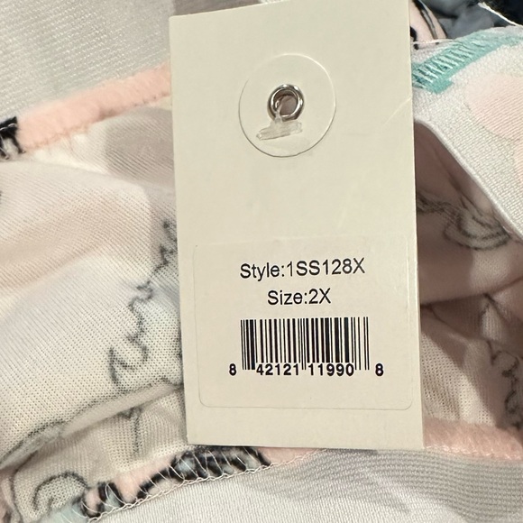 💙SALE 3/$25 MENTALLY EXHAUSTED UNICORN PINK SOFT INTIMATES PAJAMAS SLEEP SHORTS - Picture 7 of 10